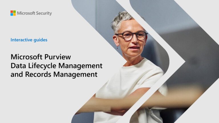 Microsoft Purview Records Management and Data Lifecycle
